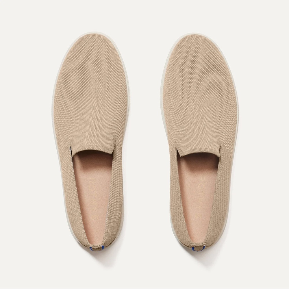 Rothy's The Ravello Slip On Sneaker - Wheat Size 10.5 - Picture 4 of 7
